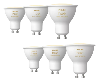 Zestaw Smart Home Philips Hue White ambiance Inteligentny reflektor punktowy GU10 (3 s) X2